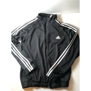 Adidas Originals Track Jacket Zip Up Black Size